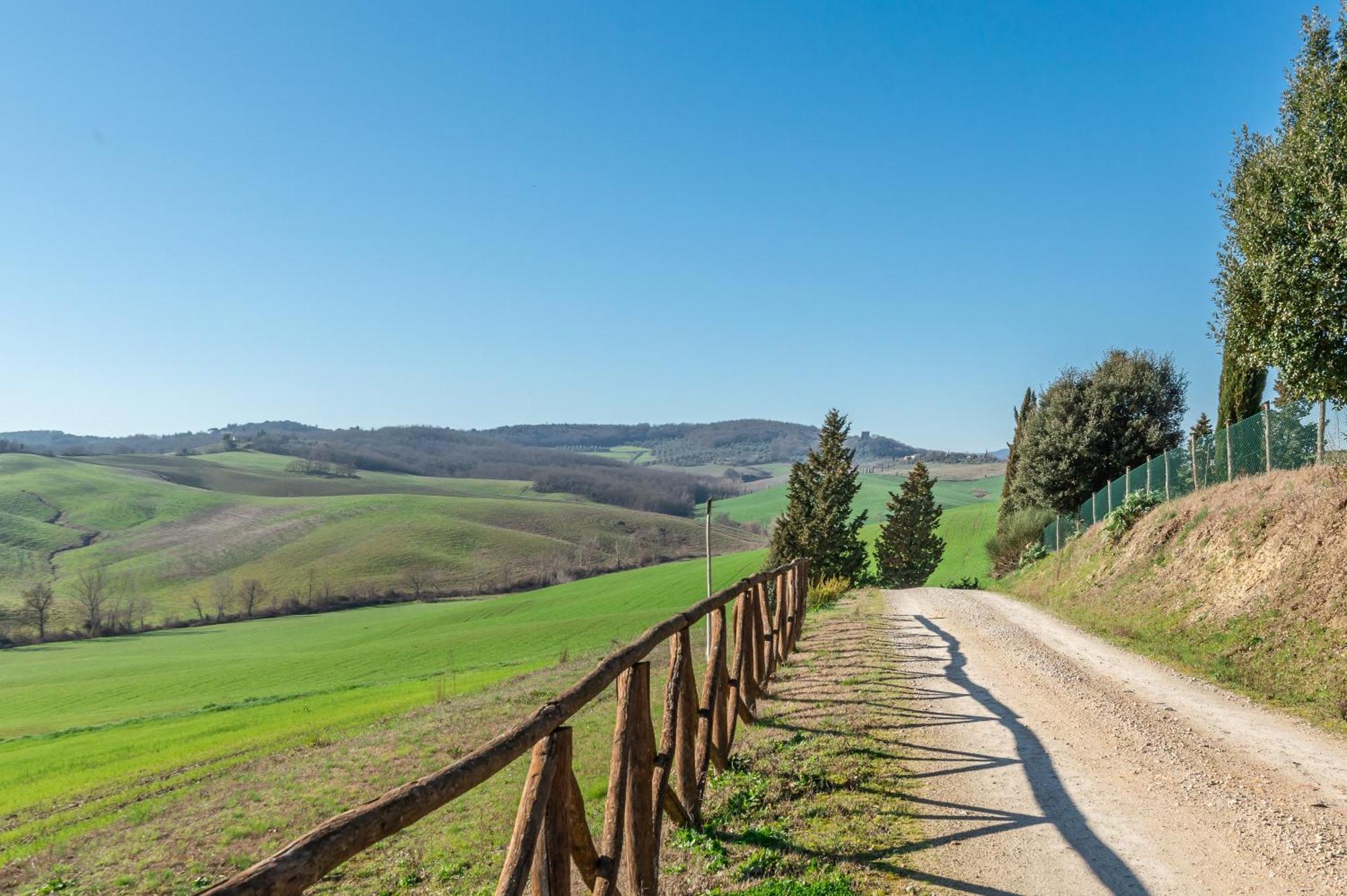 Sunflower Con Vista Su Siena Villa Corsano  ภายนอก รูปภาพ