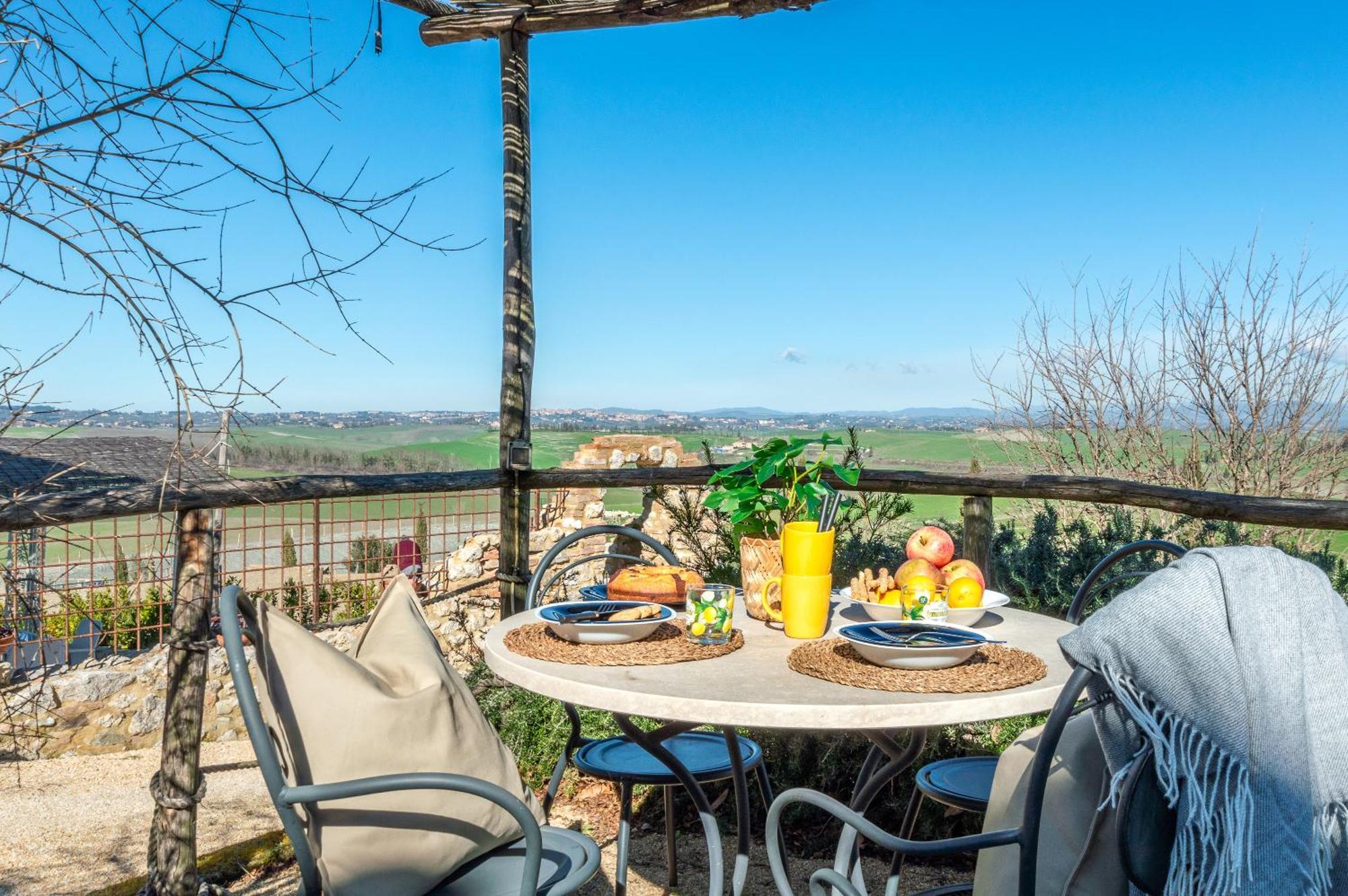 Sunflower Con Vista Su Siena Villa Corsano  ภายนอก รูปภาพ