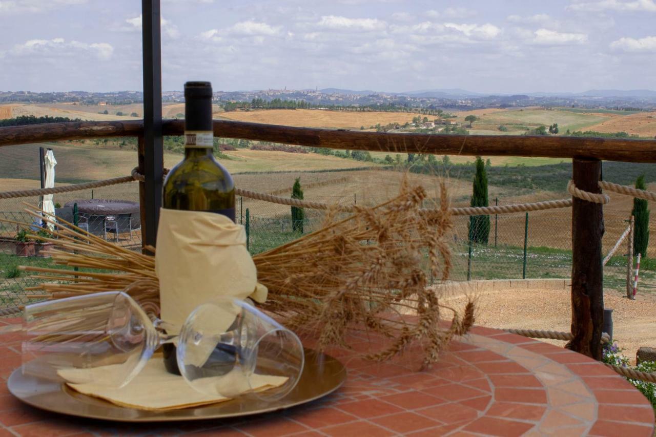 Sunflower Con Vista Su Siena Villa Corsano  ภายนอก รูปภาพ